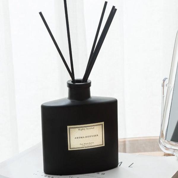 100ml Matte Black Reed Diffuser in Black Box – Silver Martini