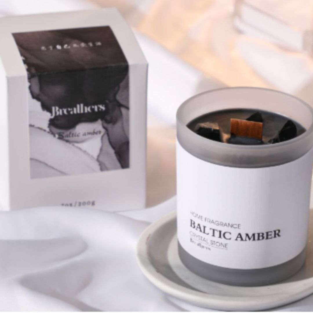 Scented Aromatherapy Candles with Wooden Wick