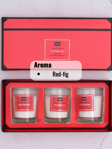 Nordic Cup Red Scented Candle With Gift Box - Image 2