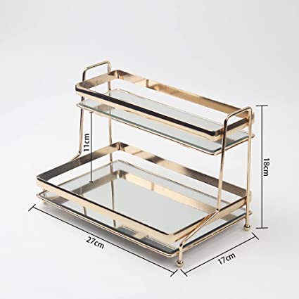 Iron Art Ceramics Double Storage Rack Rectangular - Image 7