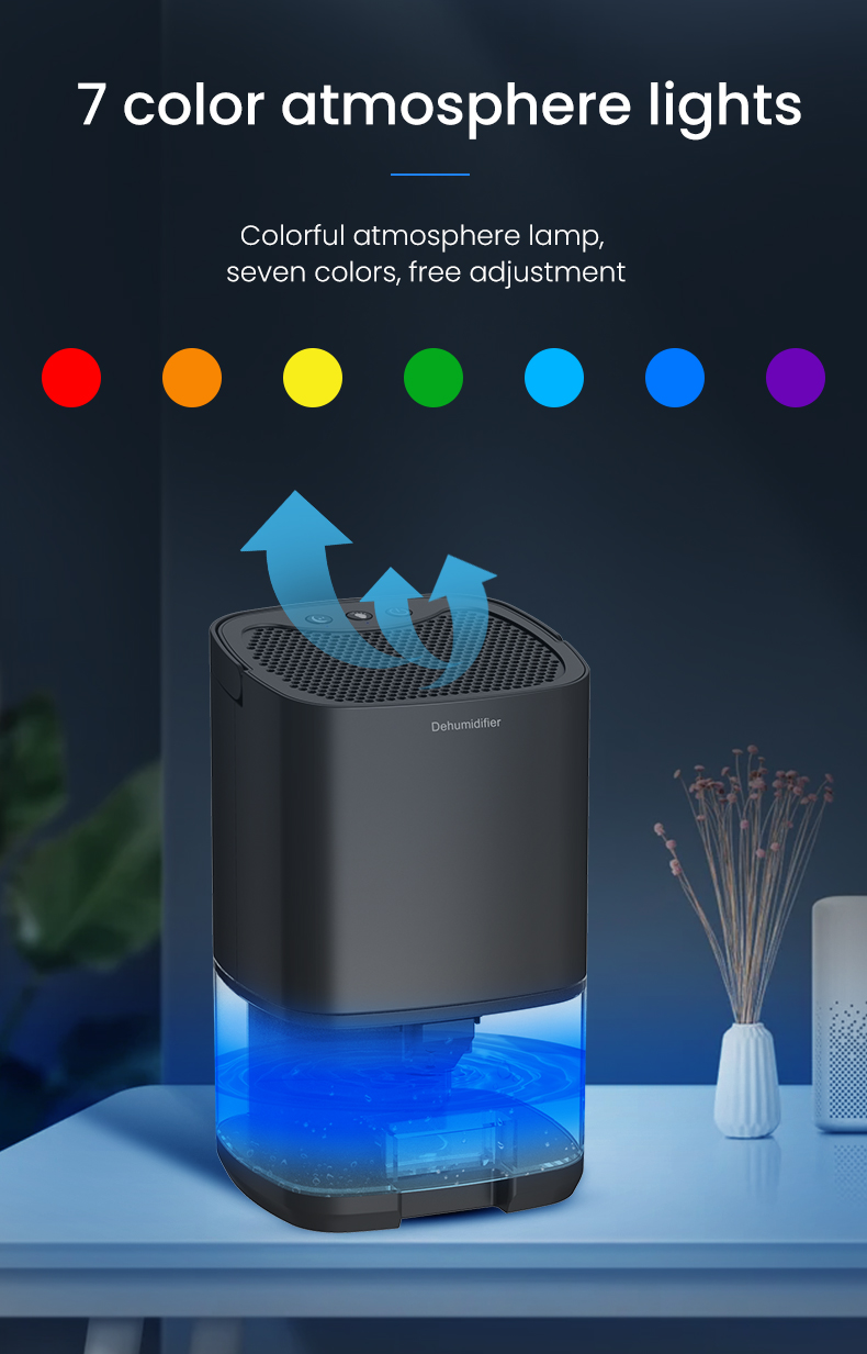 1000ml Portable Moisture Absorbed Thermoelectric Dehumidifier - Image 11