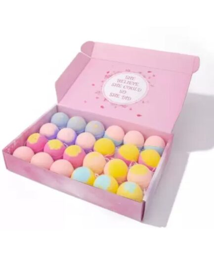 Bath Bomb Bubbles Multicolored Multi Fragrance with Essential Oil