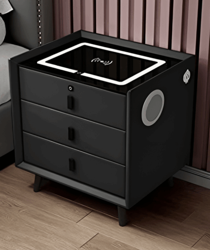 Smart Nightstands with Wireless Charging Station
