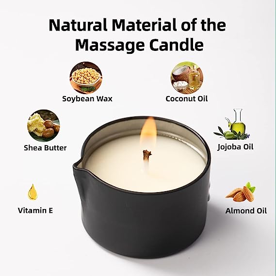 Pure Natural Soybean Oil Candle Massage Wax - Image 3