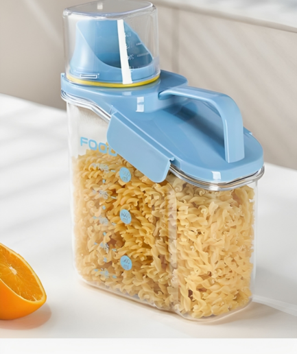 Blue Plastic Storage Containers with Lids