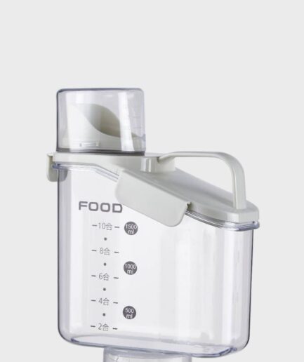 Gray Plastic Storage Containers with Lids