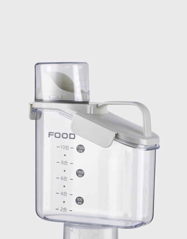 Gray Plastic Storage Containers with Lids