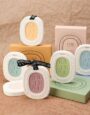Orange- Red teak Fragrance Gypsum Stone Air Freshener