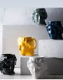 sculpture Ceramics Mugs with Spoon coffee mug