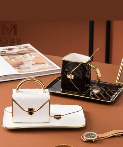 Beautiful Ceramic Mug & Plate Set