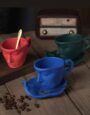 Face Shape Coffee Cups Mugs