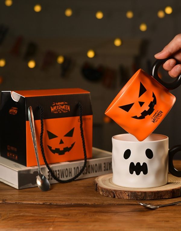 Halloween Cartoon Mug with gift box - Image 3
