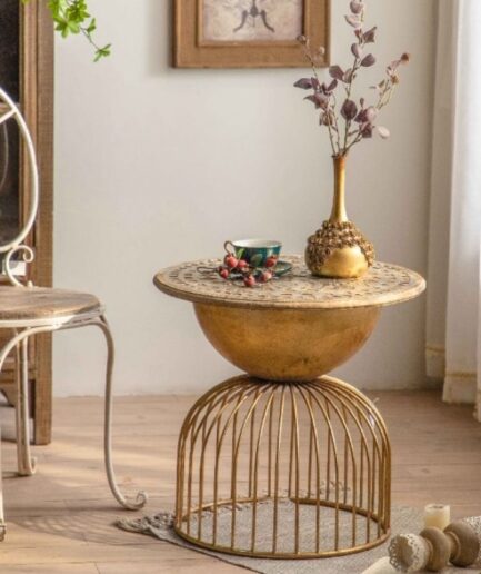 Modern Wrought Iron Coffee Table