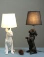 Beagles Corgi Pugs Puppy sculpture LED Table lamp