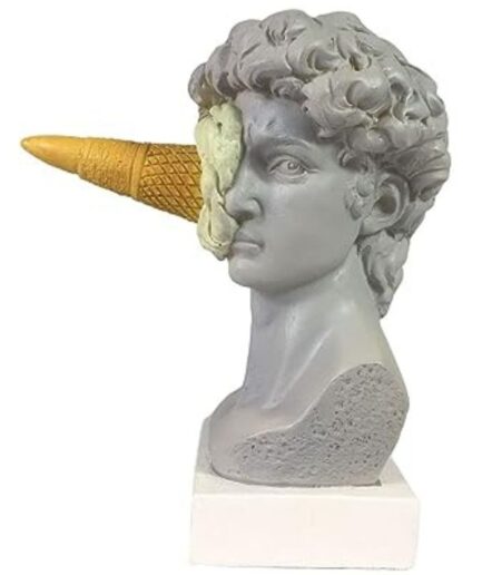 Pop art sculpture, David Bust