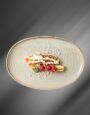 Pottery Earthenware Christmas Large Dinner Plate
