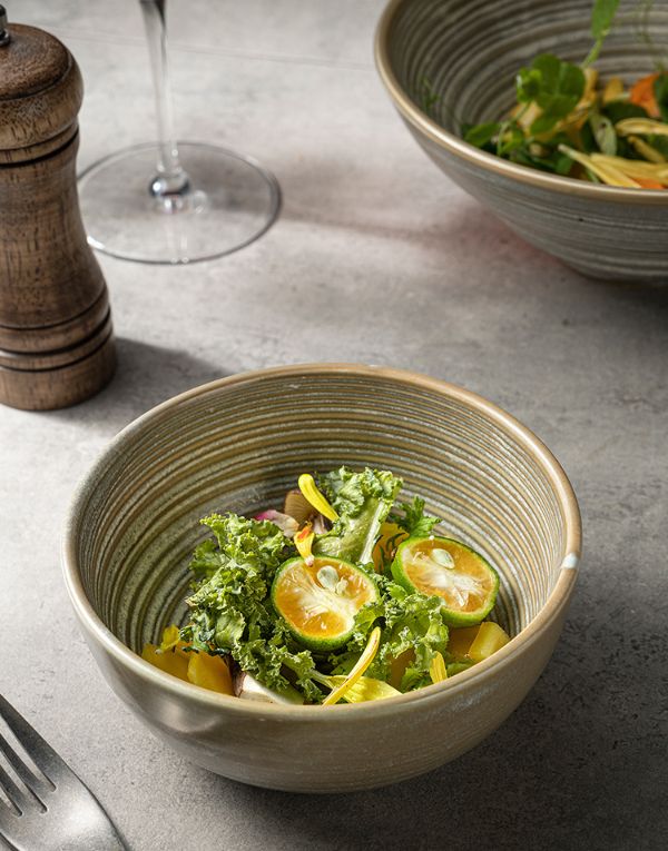 Pottery Earthenware Dinner Bowls