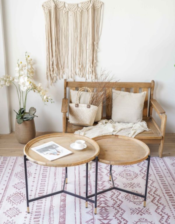 Rattan Japanese Tea Table