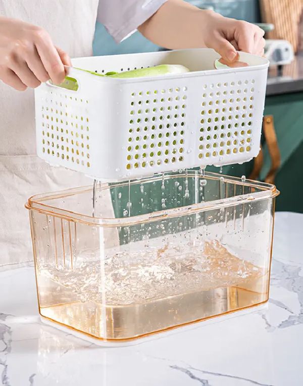 Refrigerator Storage Box and Bin Fruit Storage Box for Fridge Vegetables