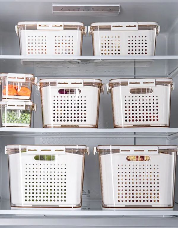 Refrigerator Storage Box and Bin Fruit Storage Box for Fridge Vegetables