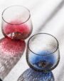 Colorful Whiskey Drinking Glasses Hand Blown Japanese