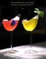 Creative Birdshaped Cocktail Glasses Transparent (1)