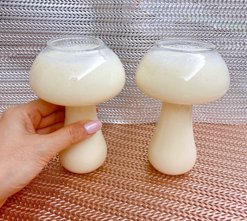 Mushroom Shaped Cute Cocktail Glass - Image 3