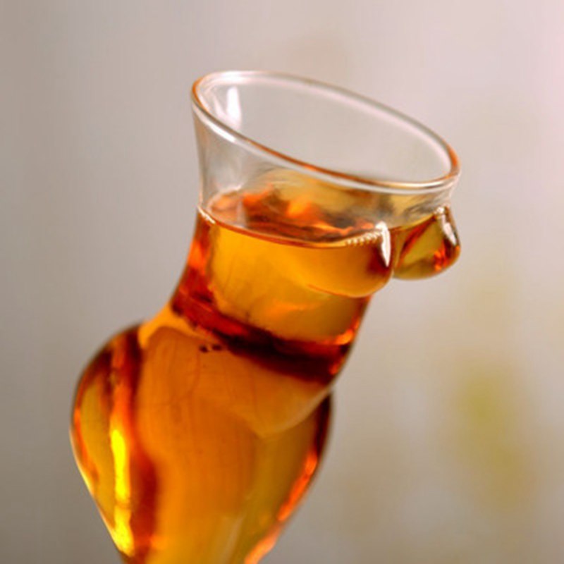 Beautiful Lady Shaped Cocktail Glass - Image 3