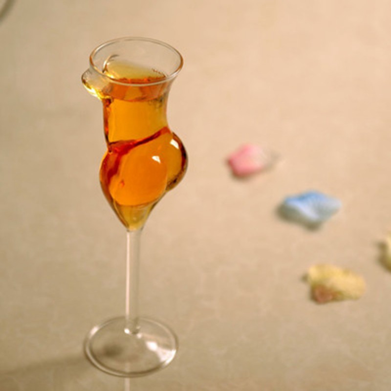 Beautiful Lady Shaped Cocktail Glass - Image 2