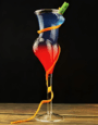 Beautiful Lady Shaped Cocktail Glass