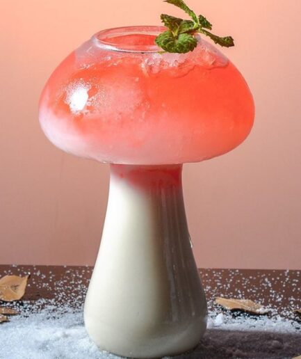 Mushroom Shaped Cute Cocktail Glass