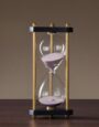 Triangular Sand Timer Hourglass 45 minute Decorative Showpiece