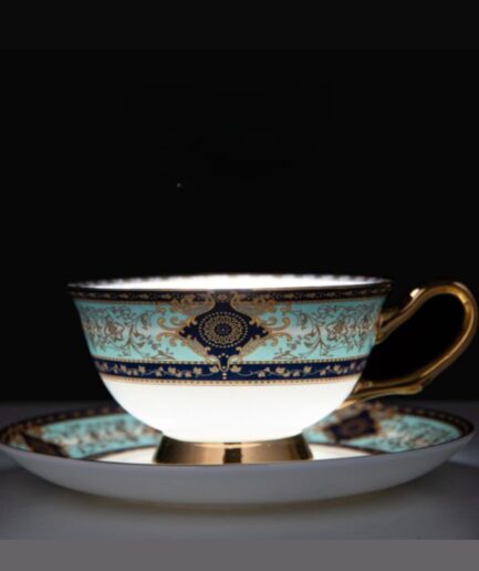 Unique Tea Cup and Saucer in Gift Box