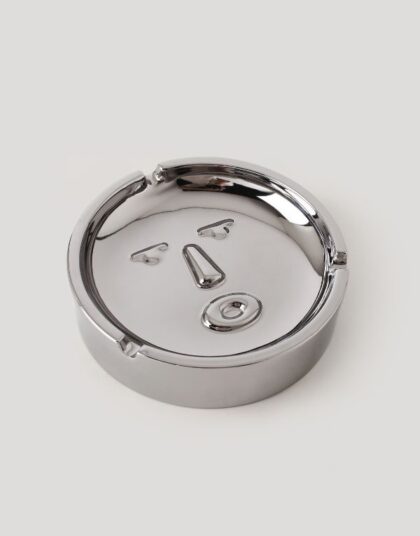 Face Style Stainless Steel Ashtray