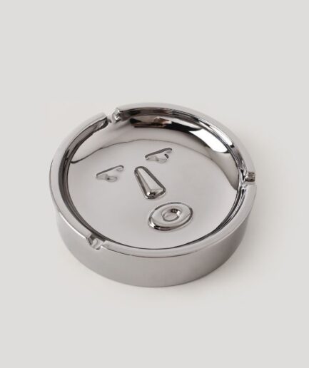 Face Style Stainless Steel Ashtray