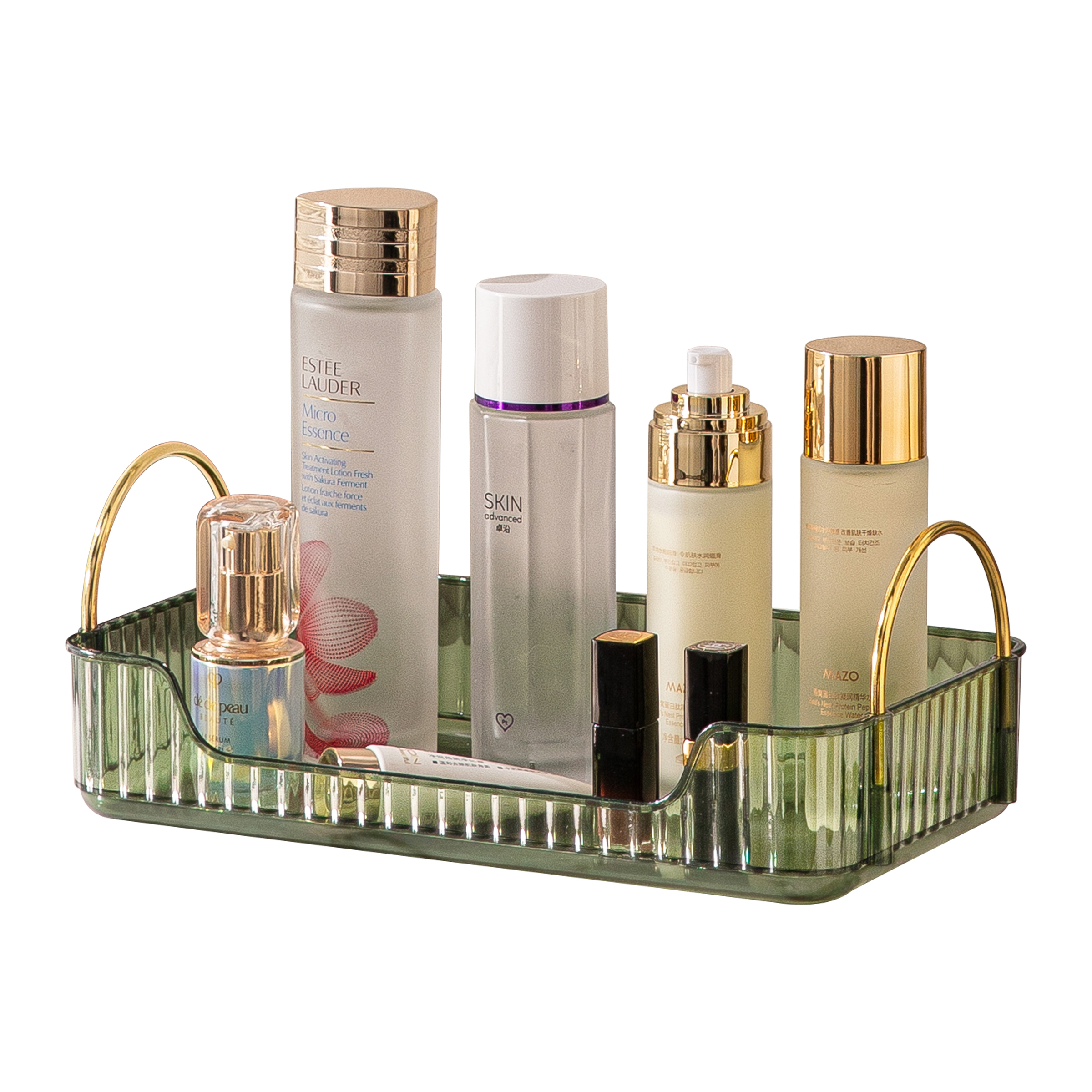 Bathroom Green Countertop Fragrance Tray and Vanity Organizer - Image 11