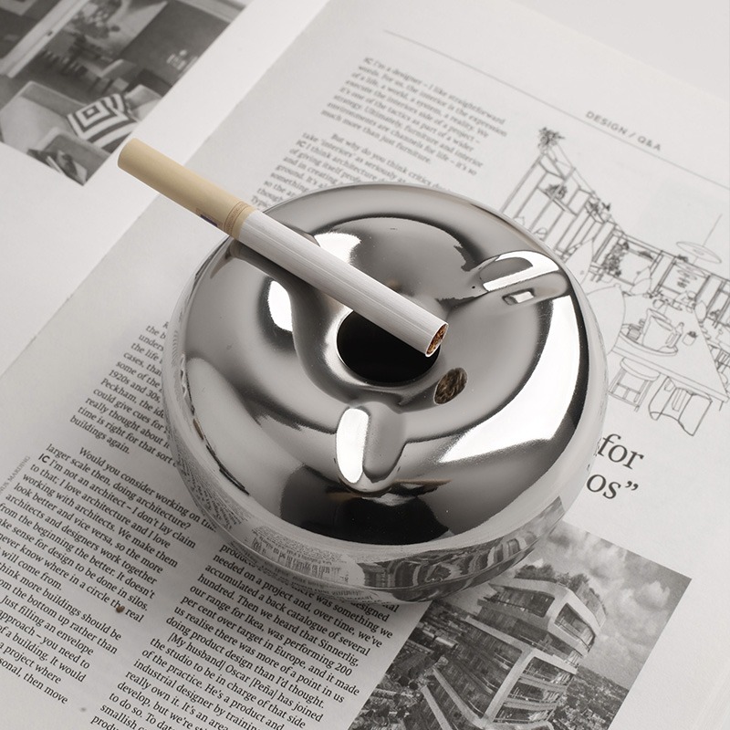 Stainless Steel Ashtray - Image 3