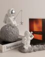 Astronaut tissue box with stroage,Phone Holder