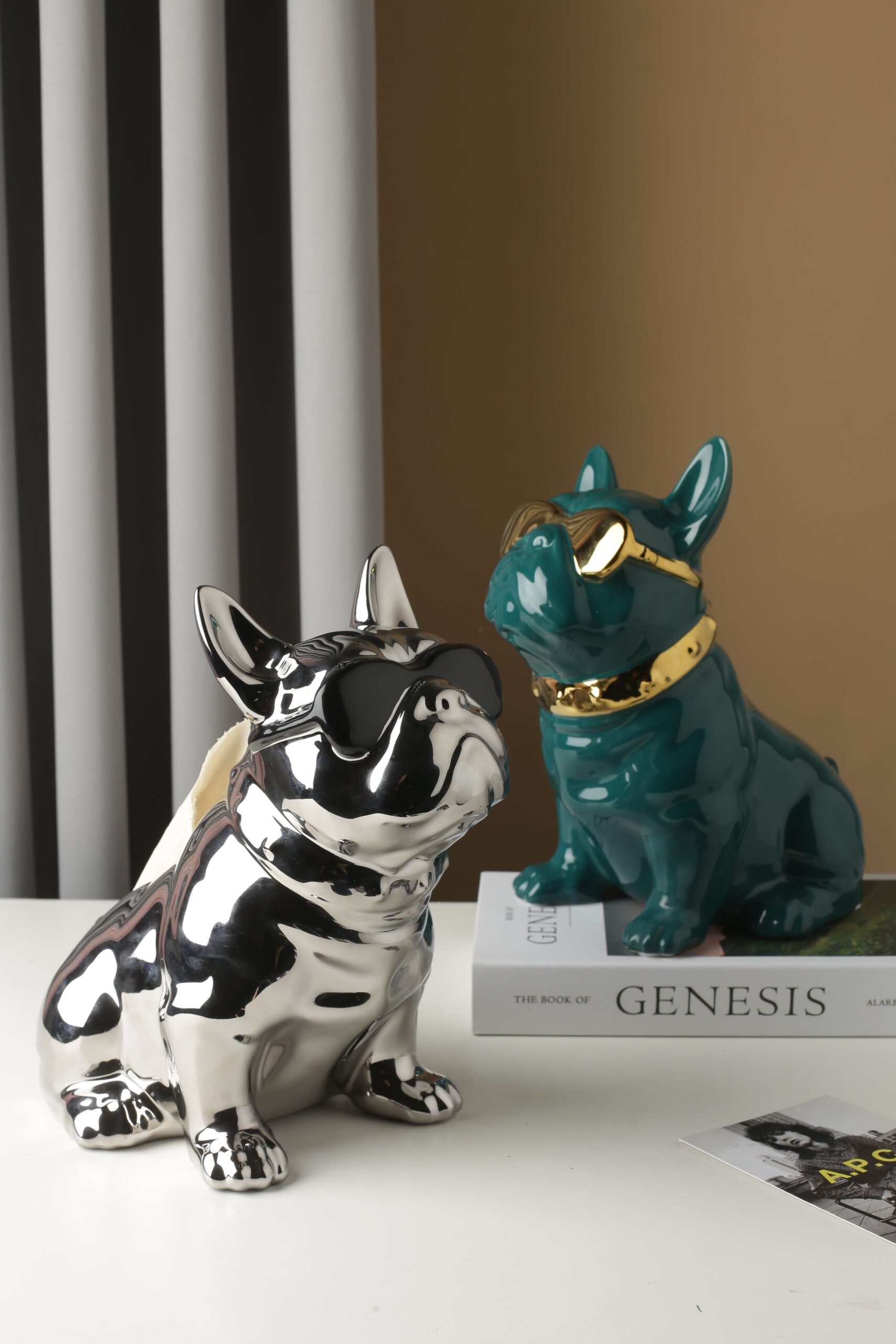 Gold Swag Dog Tissue Holder - Image 2