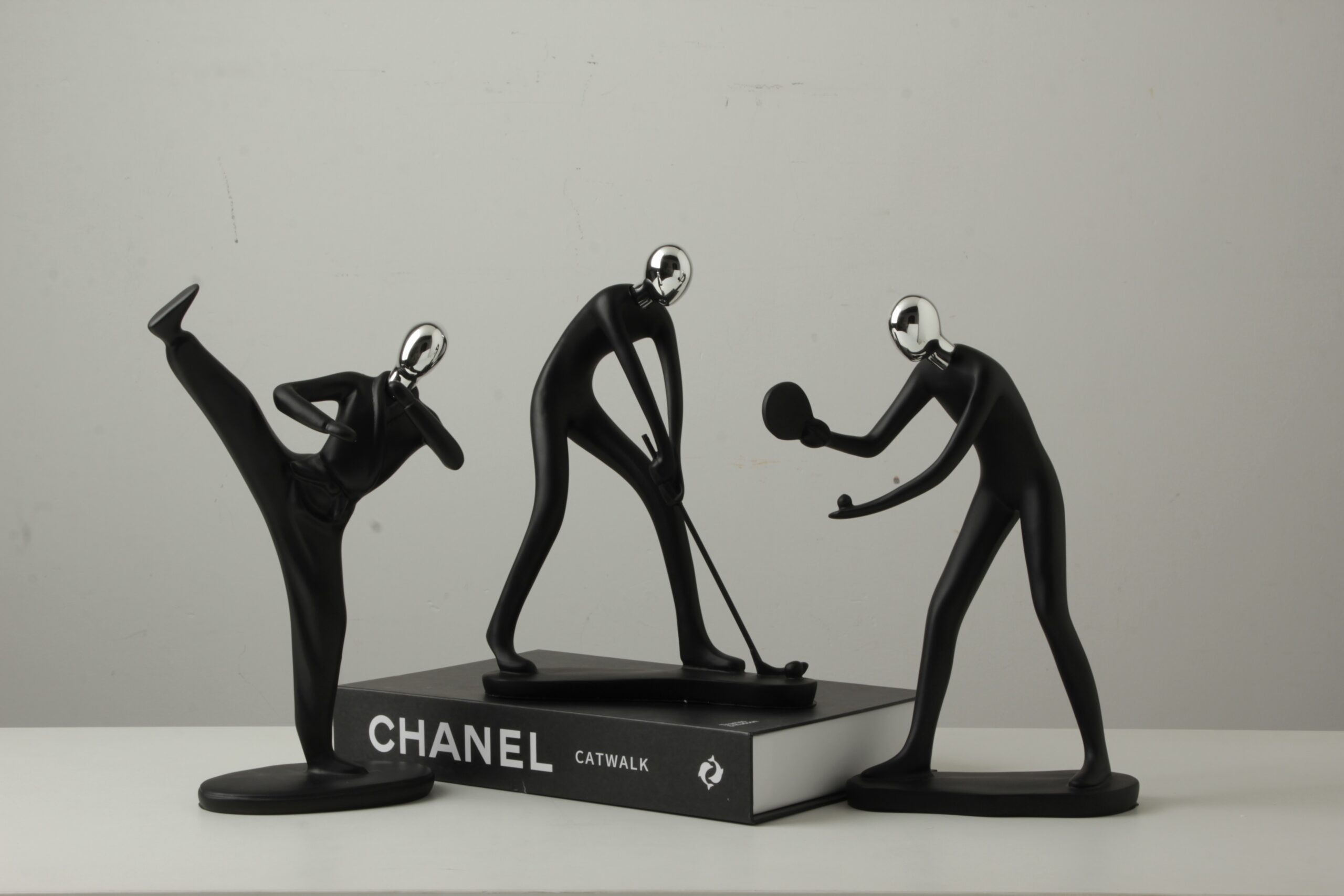 Modern Art Sportsman Figurines - Image 9