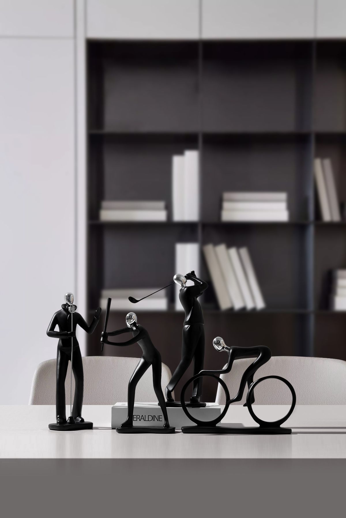 Modern Art Sportsman Figurines - Image 5