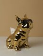 Gold Swag Dog Tissue Holder