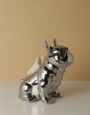 Silver Swag Dog Tissue Holder