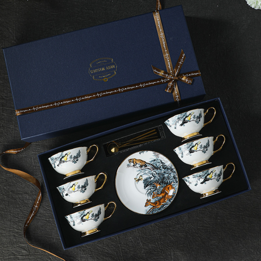 Classic British Finest Bone China Tea Cup with gift box