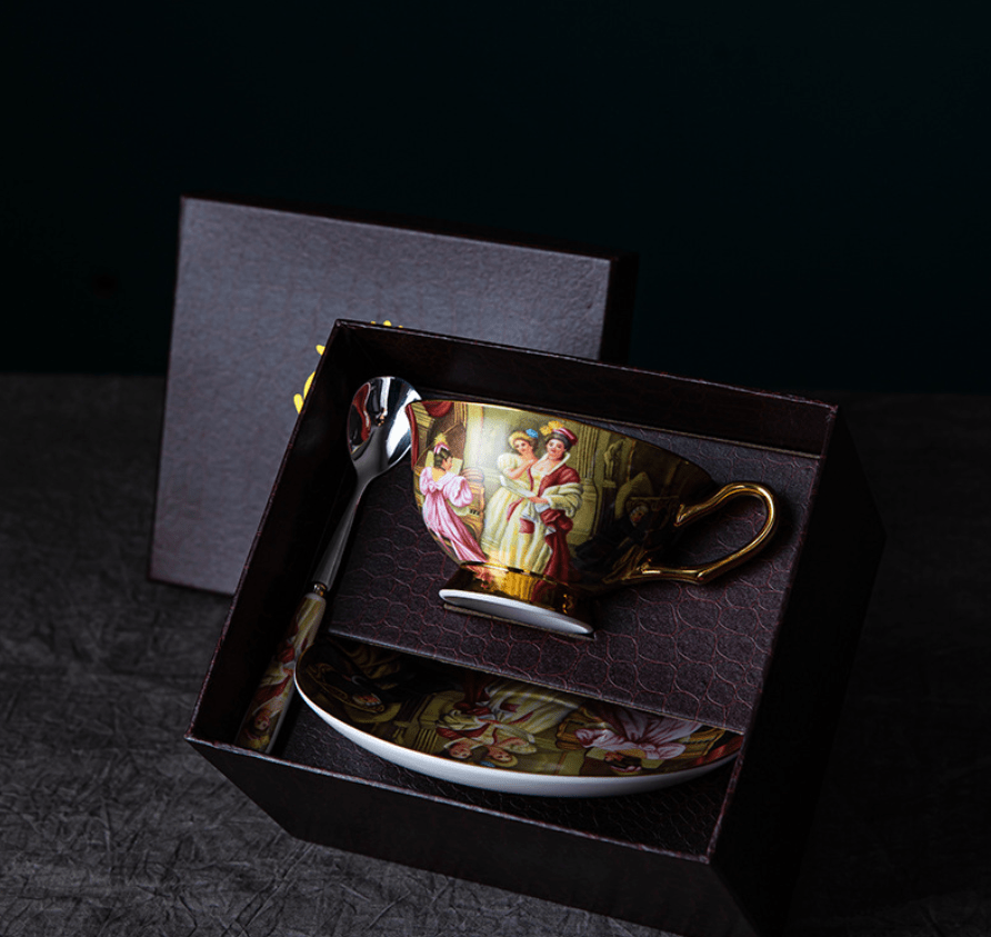 Elegant British Finest Bone China Tea Cup With Gift Box - Image 3