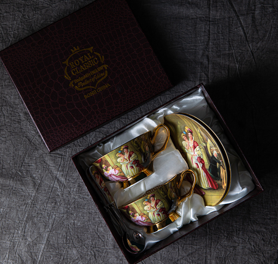Elegant British Finest Bone China Tea Cup With Gift Box - Image 4