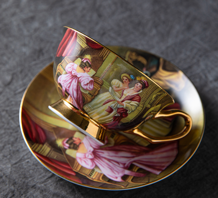 Elegant British Finest Bone China Tea Cup With Gift Box - Image 2