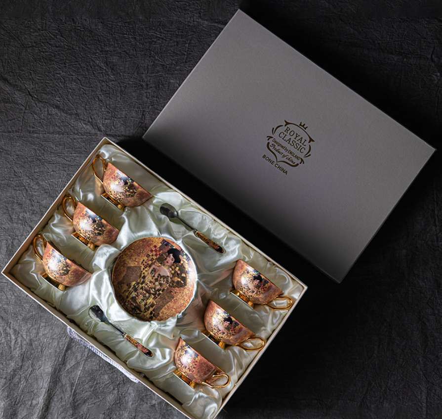 Luxury British Finest Bone China Tea Cup with gift box