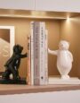 2 Pcs Set Teddy Bear Bookends Porcelain