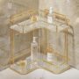 2-Tier Corner Bathroom Organizer Countertop